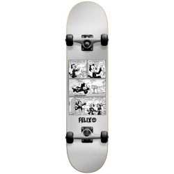 Darkstar Felix News First Push Silver 4 7.875" Skateboard Complete