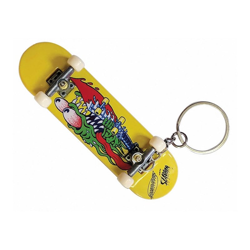 Santa Cruz Slasher Fingerboard Keychain Santa Cruz Slasher Fingerboard Keychain