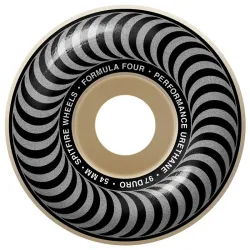 Spitfire Formula Four Classic Silver 54mm 97DU Skateboard Ruedas