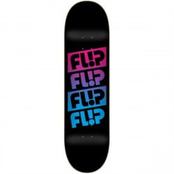 Flip Quatro Faded Black 8.0" Skateboard Deck