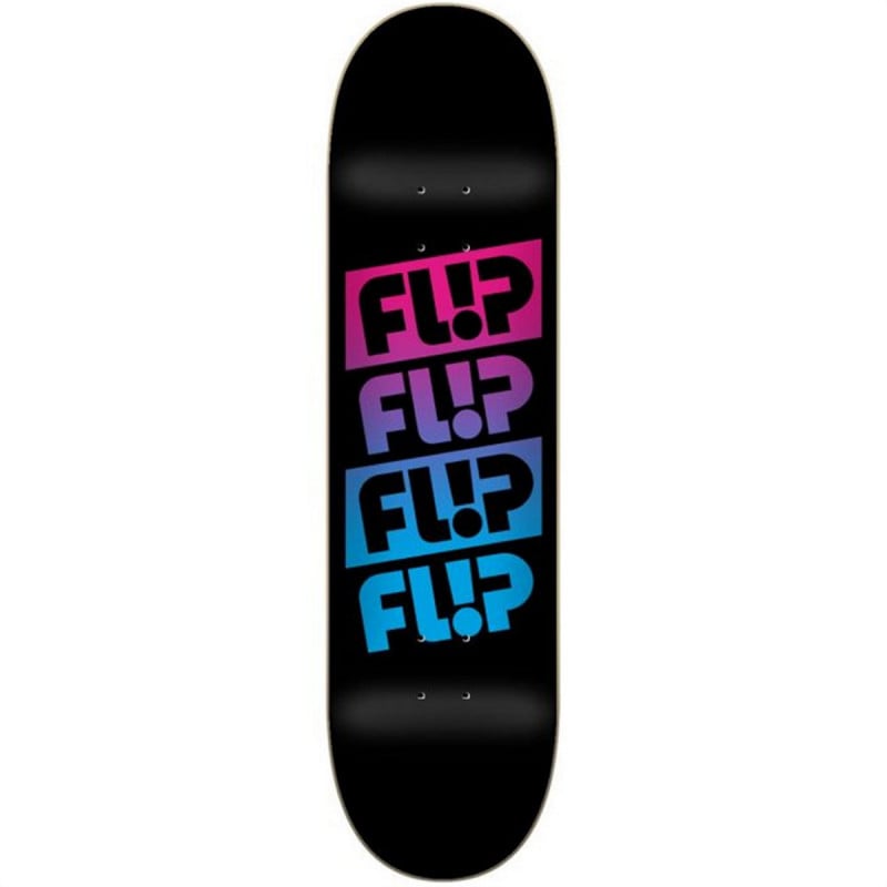 Flip Quatro Faded Black 8.0" Skateboard Deck