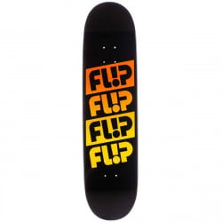 Flip Quatro Faded Blacker 8.25" Skateboard Deck