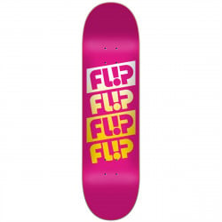 Flip Quattro Faded Pink 7.88" Skateboard Deck