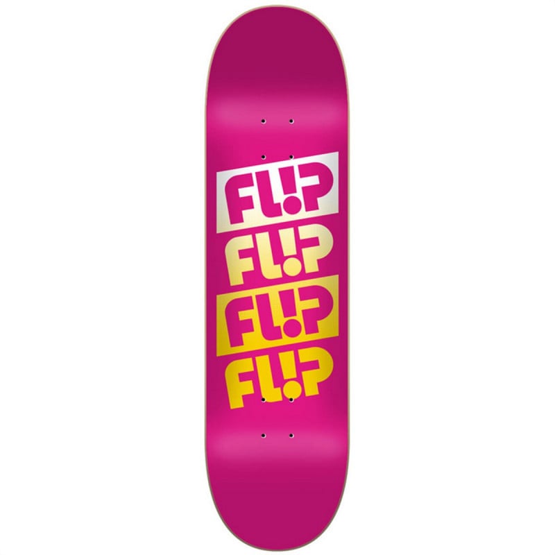 Flip Quattro Faded Pink 7.88" Skateboard Deck