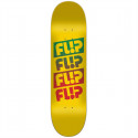 Flip Quatro Faded Yellow 8.0" Skateboard Deck