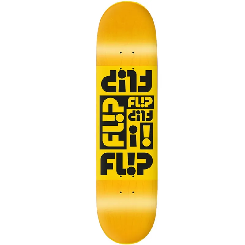 Flip Multi Odyssey Yellow 8.0" Skateboard Deck
