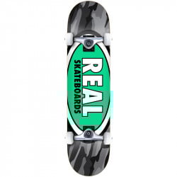 Real Team Oval Camo XL 8.25" Skateboard Complete