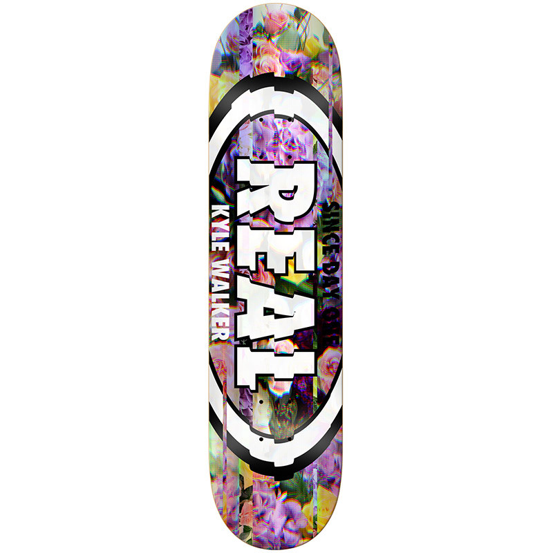 Real Kyle Walker Glitch Oval 6 8.06" Skateboard Deck