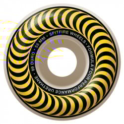 Spitfire Formula Four Classic Yellow 55mm 99DU Skateboard Roues