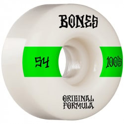 Bones 100's 14 V4 Wide 100A 54mm Skateboard Wheels