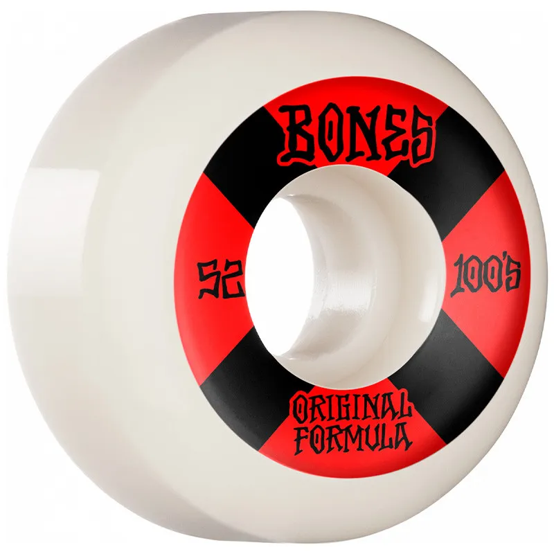 Bones 100's 4 V5 Sidecut 100A 52mm Skateboard Ruote