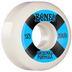 Bones 100's 4 V5 Sidecut 100A 53mm Skateboard Wheels