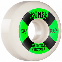 Bones 100's 4 V5 Sidecut 100A 54mm Skateboard Wheels