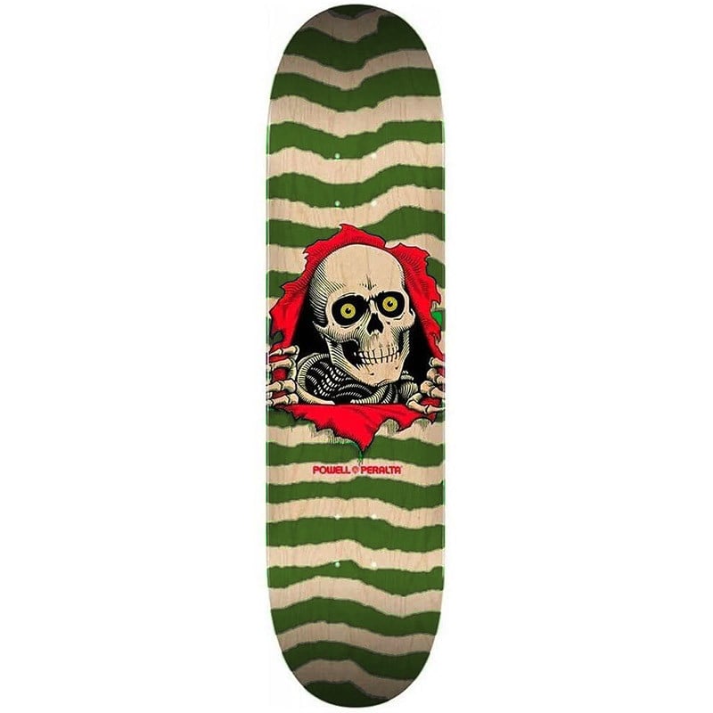 Powell Peralta Ripper Shape 245 Natural/Olive 8.75 Skateboard Deck Powell Peralta Ripper Shape 245 Natural/Olive 8.75 Skateboard Deck