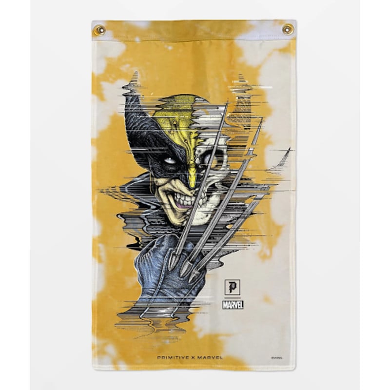 Primitive x Marvel x Paul Jackson Wolverine Banner