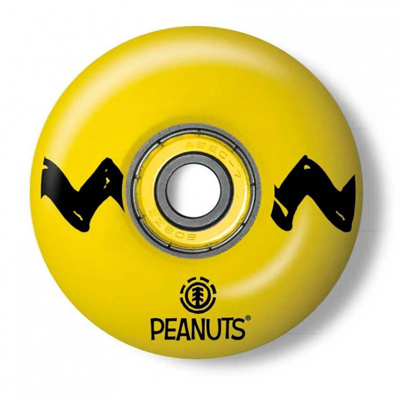 Element Peanuts Charlie Brown 99A 52mm Skateboard Wheels Element Peanuts Charlie Brown 99A 52mm Skateboard Wheels