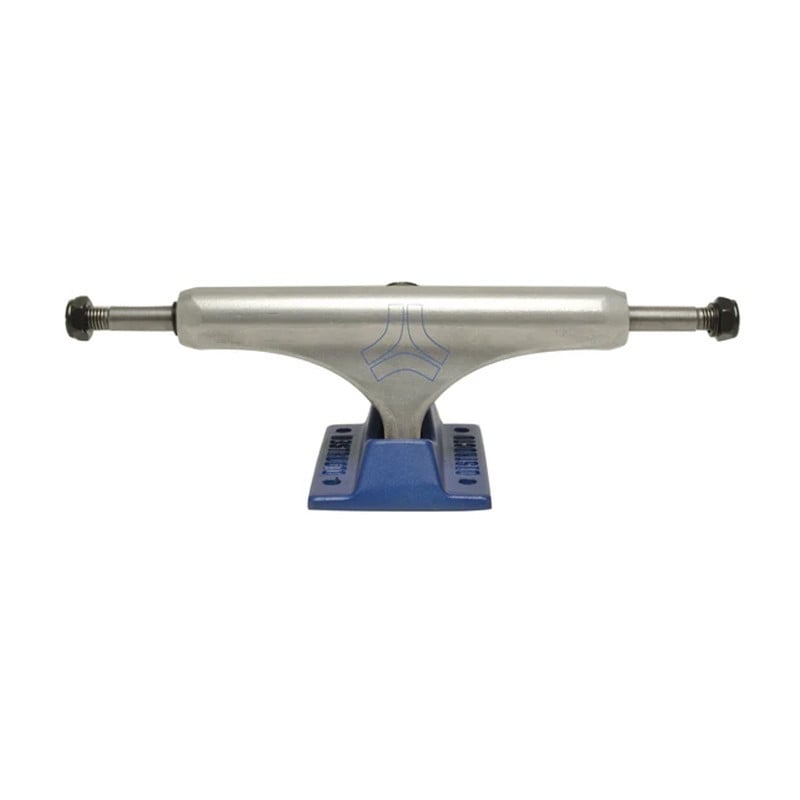 Destructo D2 LITE Raw/Blue Mid 5.75 Skateboard Truck Destructo D2 LITE Raw/Blue Mid 5.75 Skateboard Truck