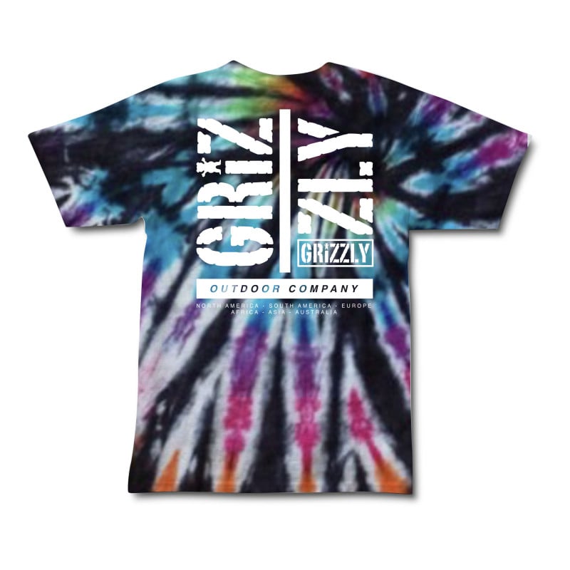 Grizzly Family Ties Tie Dye T-Shirt