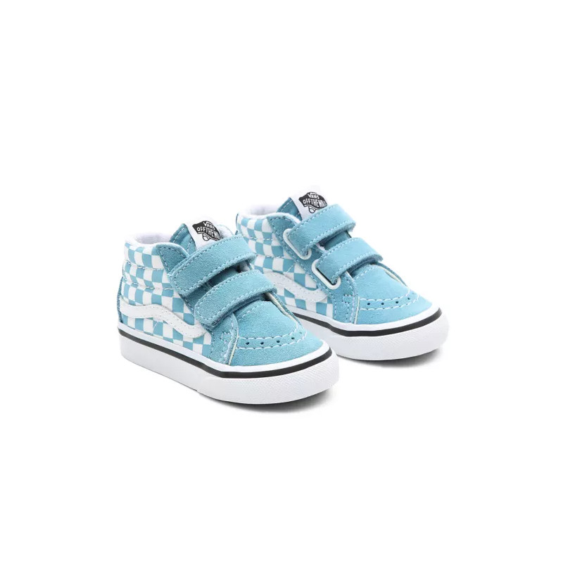 Surrey dueño rasguño comprar Vans Sk8-Mid Reissue V Checkerboard Toddler Shoes en la Sickest  tienda de longboard de Europa Color Delphinium Blue/True White Shoes Size  Men US 7