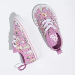 Vans Authentic Elastic Lace Llamas Toddler Shoes