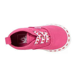 Vans Authentic Elastic Lace Heart Foxing Toddler Zapatillas