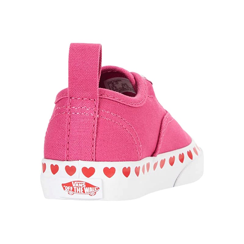 Vans Authentic Elastic Lace Heart Foxing Toddler Scarpe
