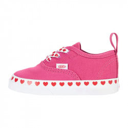 Vans Authentic Elastic Lace Heart Foxing Toddler Shoes