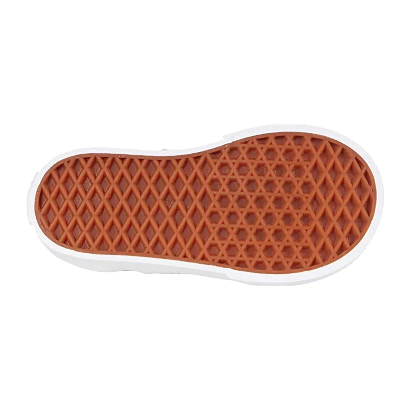 Vans Authentic Elastic Lace Heart Foxing Toddler Shoes
