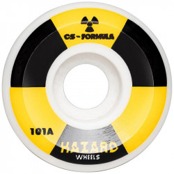 Hazard Radio Active Cs Conical White 52mm 101A Skateboard Rollen