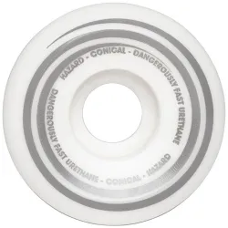 Hazard Radio Active Cs Conical White 52mm 101A Skateboard Wheels