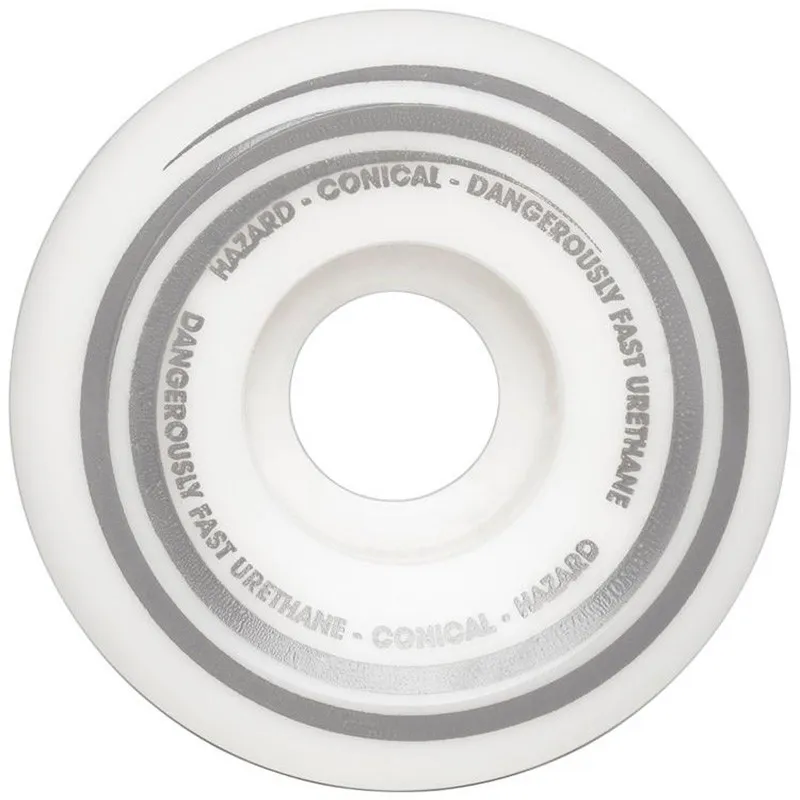 Hazard Radio Active Cs Conical White 52mm 101A Skateboard Ruedas