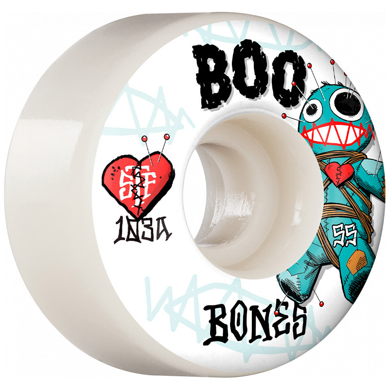 Bones Stf Boo Voodoo Wide V4 A 55mm 103A Skateboard Wielen