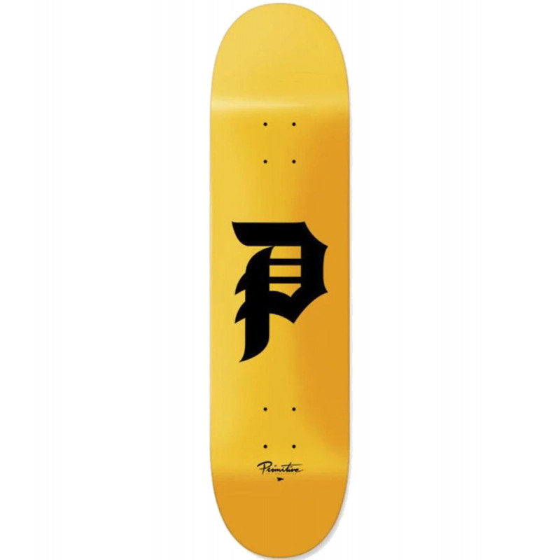Primitive Dirty P Yellow 8.38" Skateboard Deck Primitive Dirty P Yellow 8.38" Skateboard Deck