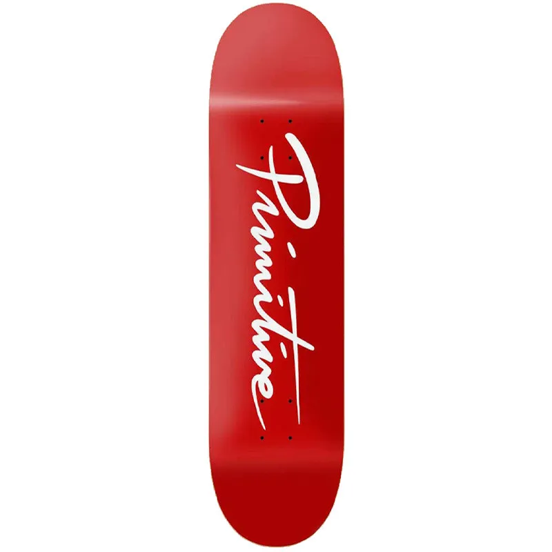 Primitive Nuevo Script 8.125" Skateboard Deck