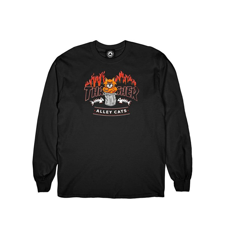 Thrasher Alley Cats Long Sleeve T-shirt Thrasher Alley Cats Long Sleeve T-shirt
