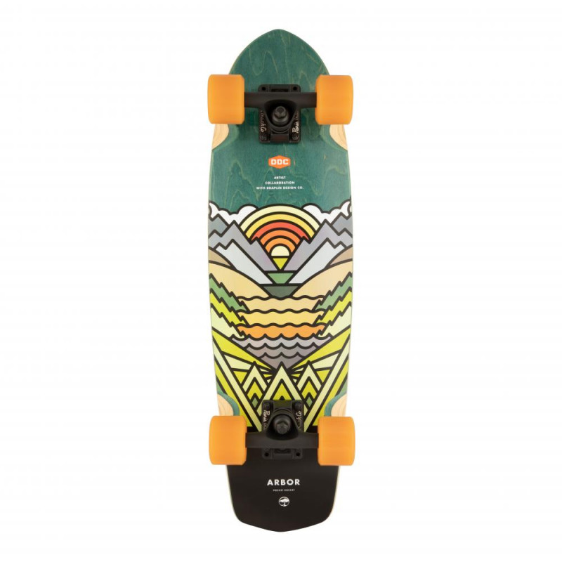 Arbor Artist Pocket Rocket 27" Cruiser Skateboard Complete Arbor Artist Pocket Rocket 27" Cruiser Skateboard Complete
