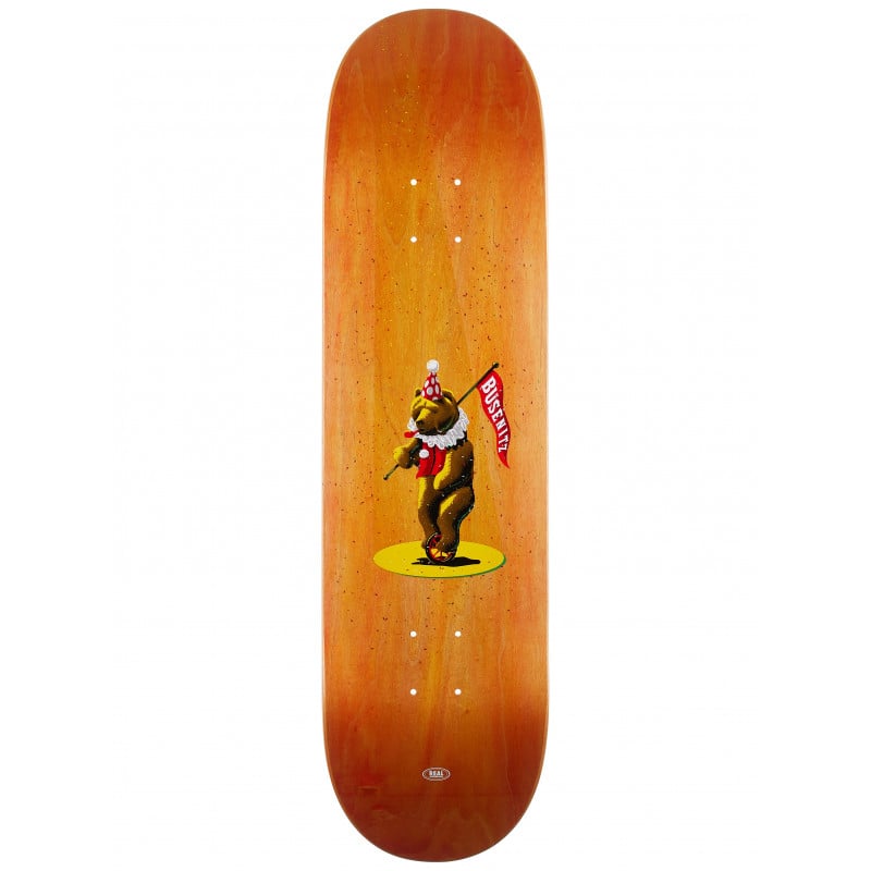 Real Busenitz Circus Bear 8.25" Skateboard Deck