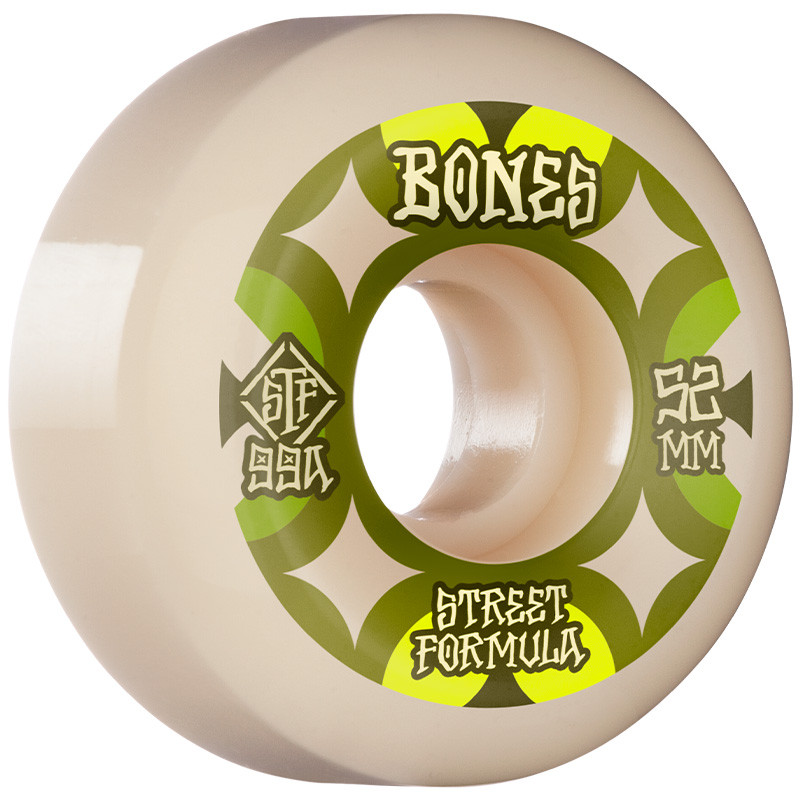 Bones STF Retros V5 Sidecut 52mm 99A Skateboard Rollen