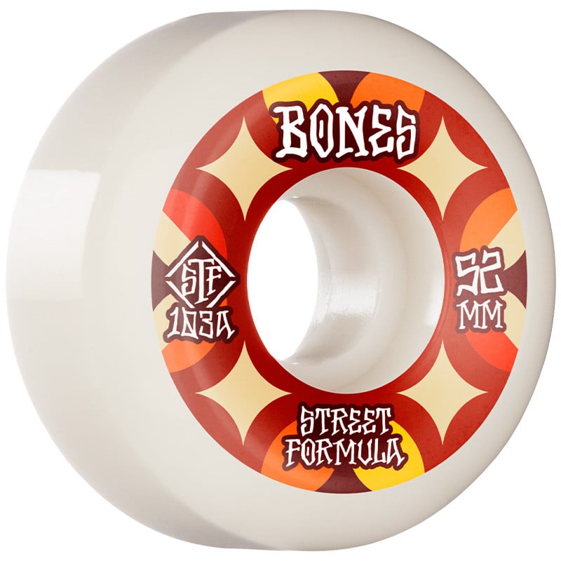 Bones STF Retros V5 Sidecut 52mm 103A Skateboard Rollen