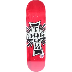 Dogtown Street Cross Silver Cross 8.25" Skateboard Deck