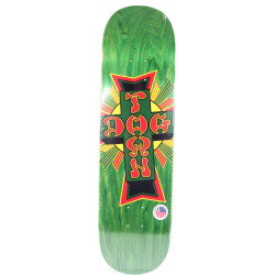 Dogtown Street Cross Rasta Cross 8.5" Skateboard Deck