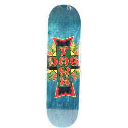 Dogtown Street Cross Rasta Cross 8.5" Skateboard Deck