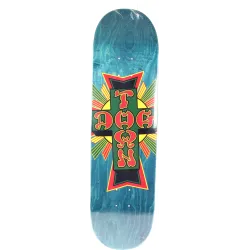Dogtown Street Cross Rasta Cross 8.5" Skateboard Deck