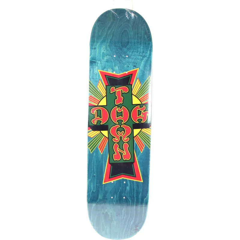 Dogtown Street Cross Rasta Cross 8.5" Skateboard Deck