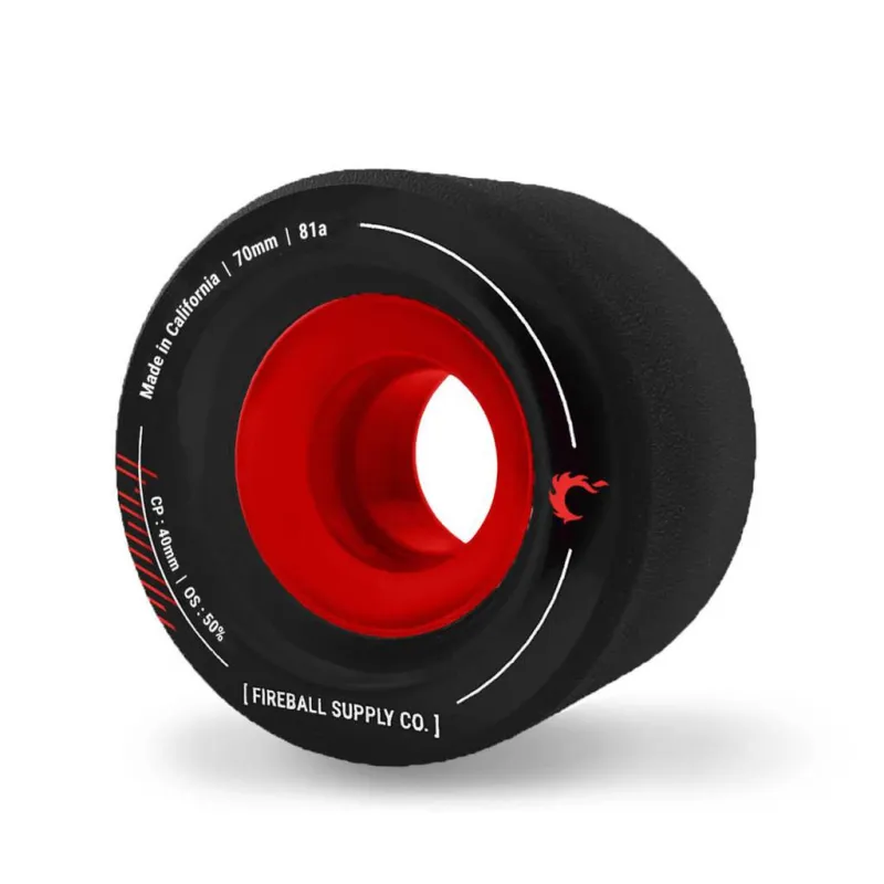 Fireball Tinder 70mm 81a Longboard Ruedas