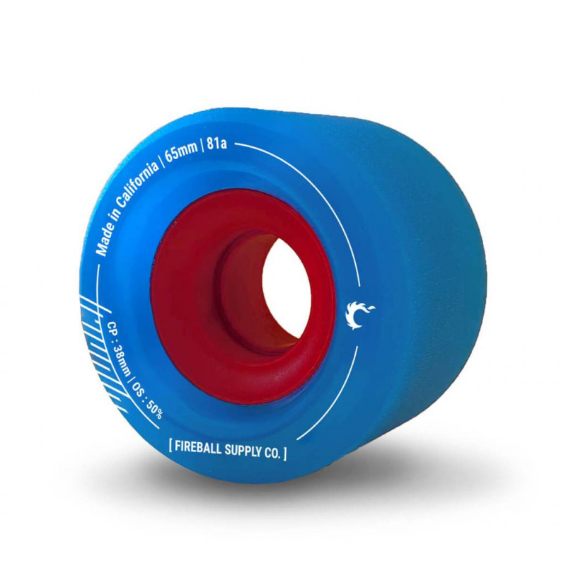 Fireball Tinder 65mm 81a Longboard Rollen