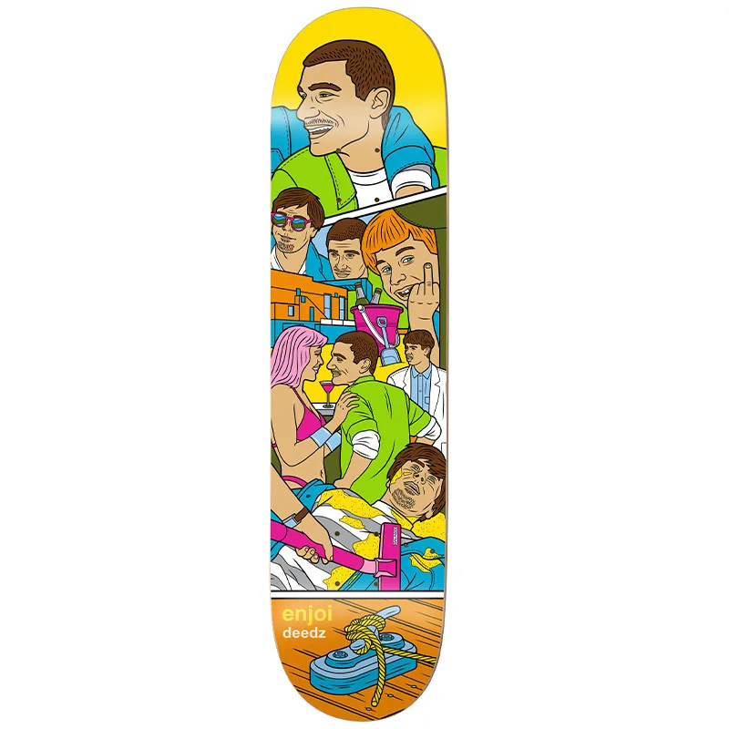 Enjoi Deedz Weekend At Louies R7 8.0" Skateboard Deck