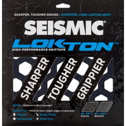 Seismic Lokton 36-grit Griptape sheets (3 pack)