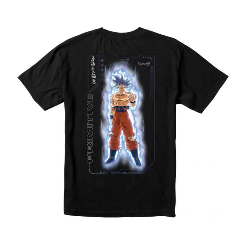 Convertir America levantar comprar Primitive X Dbs Goku Ultra Instinct T-Shirt en la Sickest tienda de  longboard de Europa Color Negro Size S