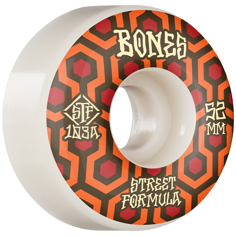 Bones STF Retros V1 Standard White 52mm 103A Skateboard Ruote